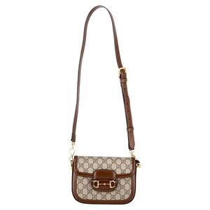 Gucci Small Horsebit 1955 GG Supreme Shoulder Bag